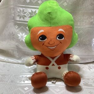 Oompa Loompa Plush Toy - Green and Orange 2023